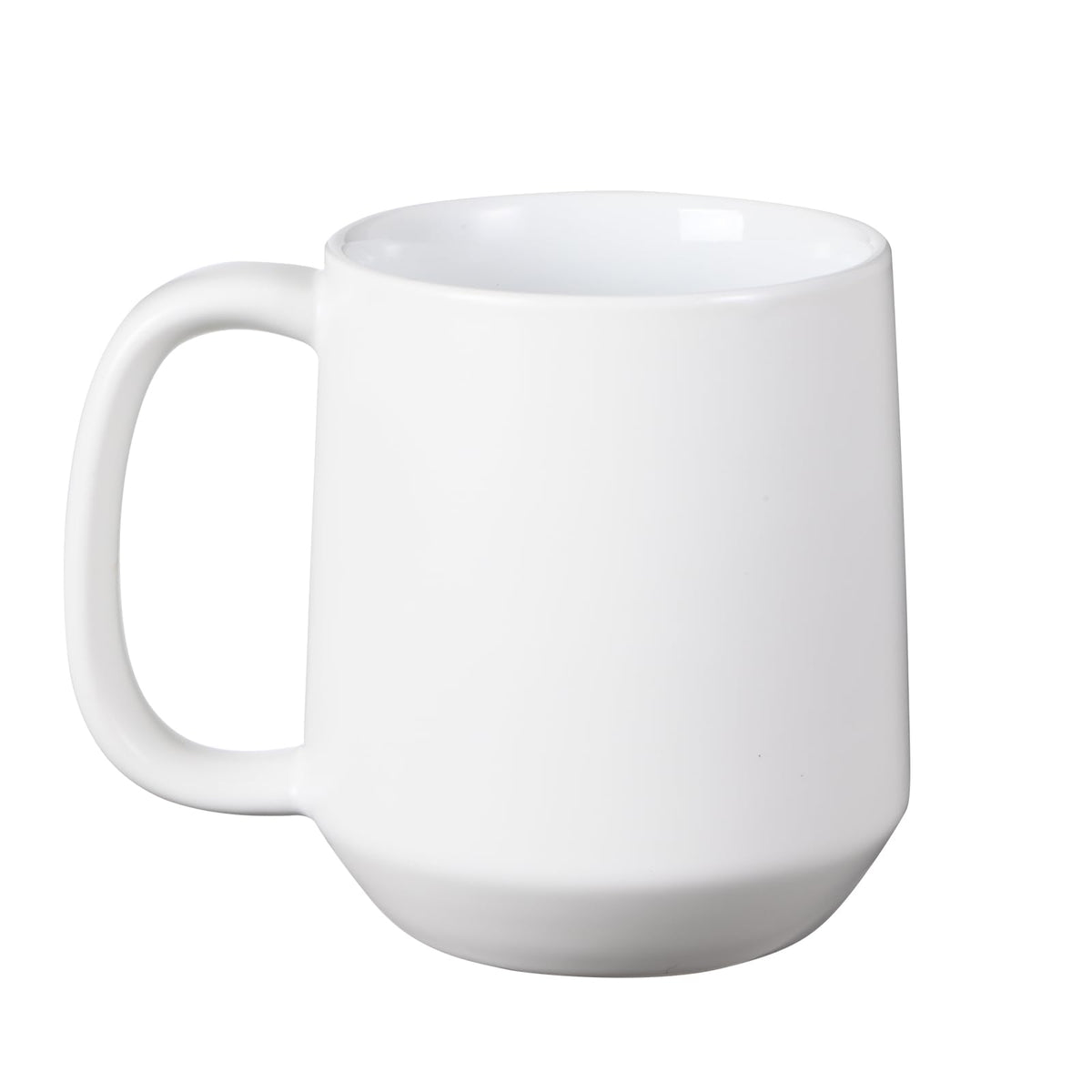 Miicol Ceramic Coffee Mug, 16 oz Large Coffee Cup, Tea Mug with Handle, Flat Bottom Mug for Men, Women, Office, Microwave and Dishwasher Safe, Multi-Color, Black