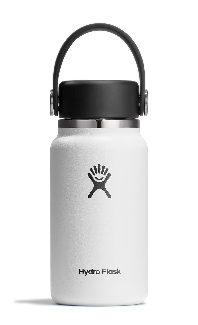 Hydro Flask Micro Bottle - Insulated Mini Leak Proof Flask for Purse or Pocket in 6.7 Oz Forest Green Arc