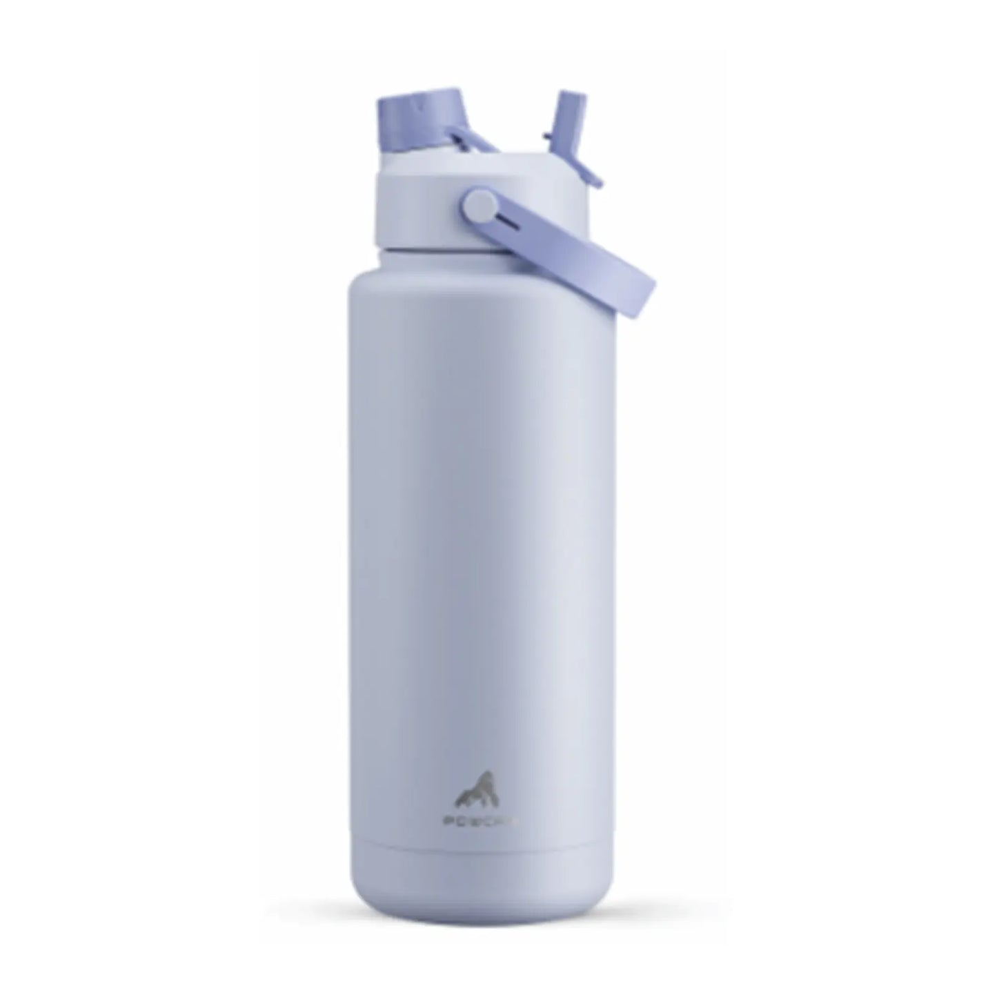 POWCAN 40 oz Insulated Vacuum Flask (Glam Printed), 2-in-1 Straw & Spout Lid, 24H Cold Retention, Leak-Proof BPA-Free Double Wall Stainless Steel Insulated Cup for Sports Travel, Gym