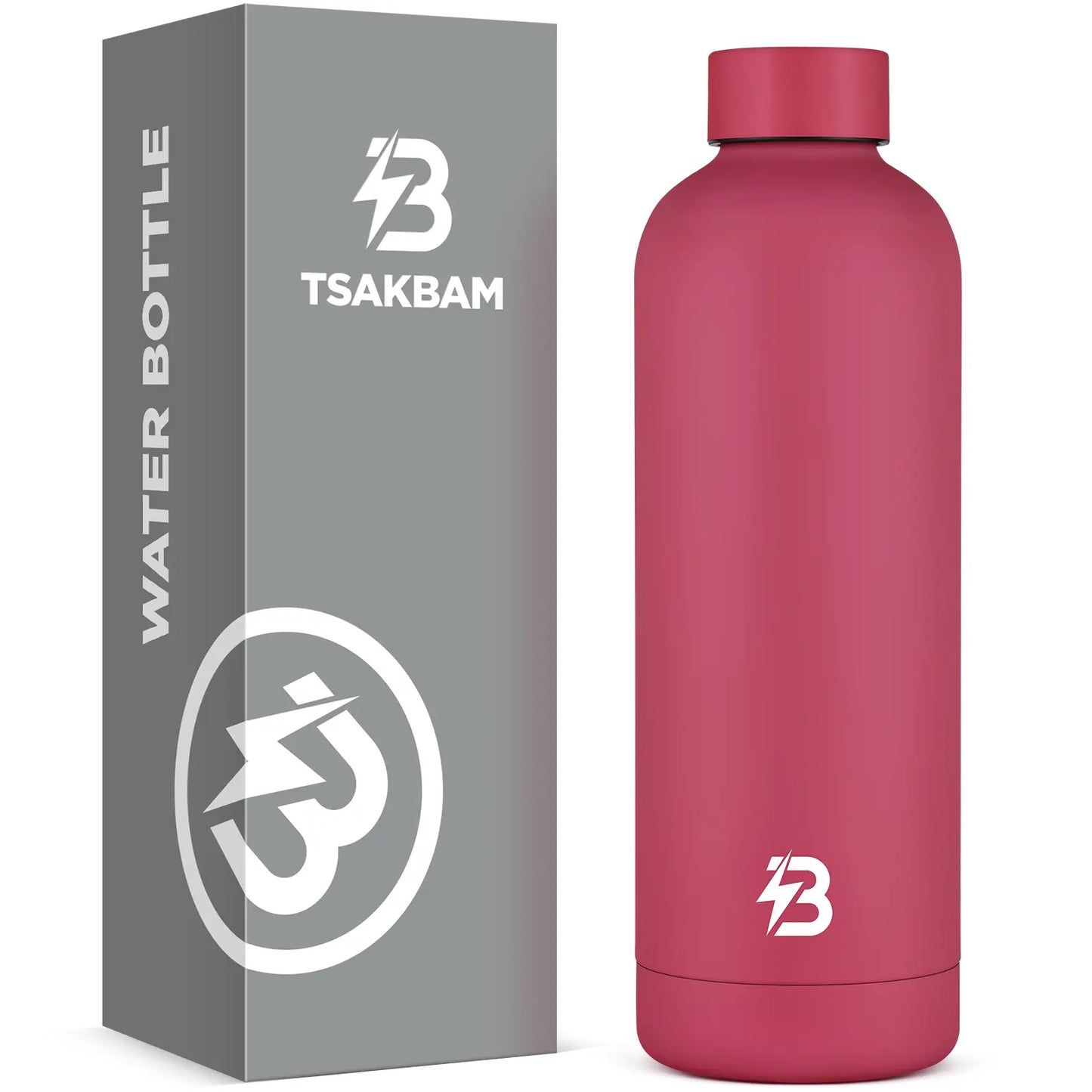 Insulated Water Bottle with Lid, 25 oz Reusable Leak-Proof Travel Mug, Metal Stainless Steel Portable Travel Cup for Sports, Gym, Outdoor