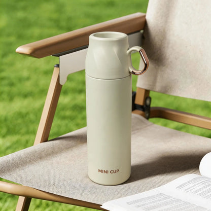 17 oz/500ml Stainless Steel Thermal Bottle for Hot and Cold Drinks Travel Coffee Mug with Cup Water Flask Vacuum Insulated Tumbler