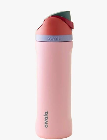 Owala FreeSip Stainless Steel Water Bottle 24 oz Peachy Keen