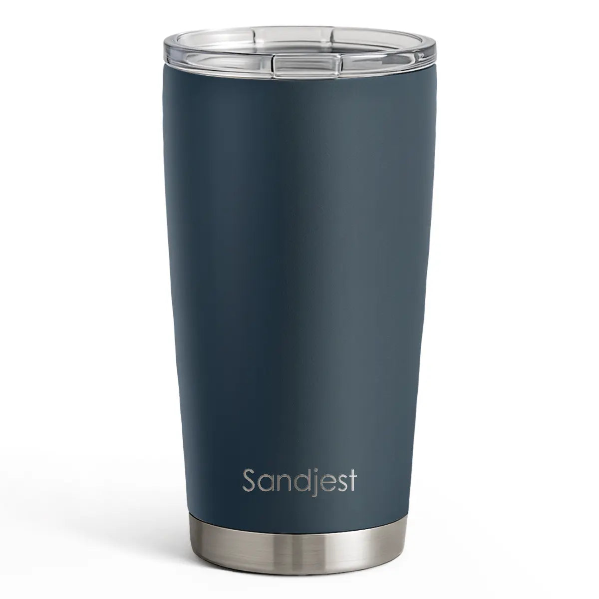 SANDJEST 20oz Stylish Botanical Daisies Insulated Stainless Steel Coffee Flask - Portable, Leakproof, Double-Wall Keeps Coffee Cozy Longer, Cup Holder Friendly, Reusable, Gym-to-Office Use, Iced or Hot Ready, Gift for Her
