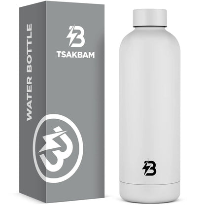 Insulated Water Bottle with Lid, 25 oz Reusable Leak-Proof Travel Mug, Metal Stainless Steel Portable Travel Cup for Sports, Gym, Outdoor