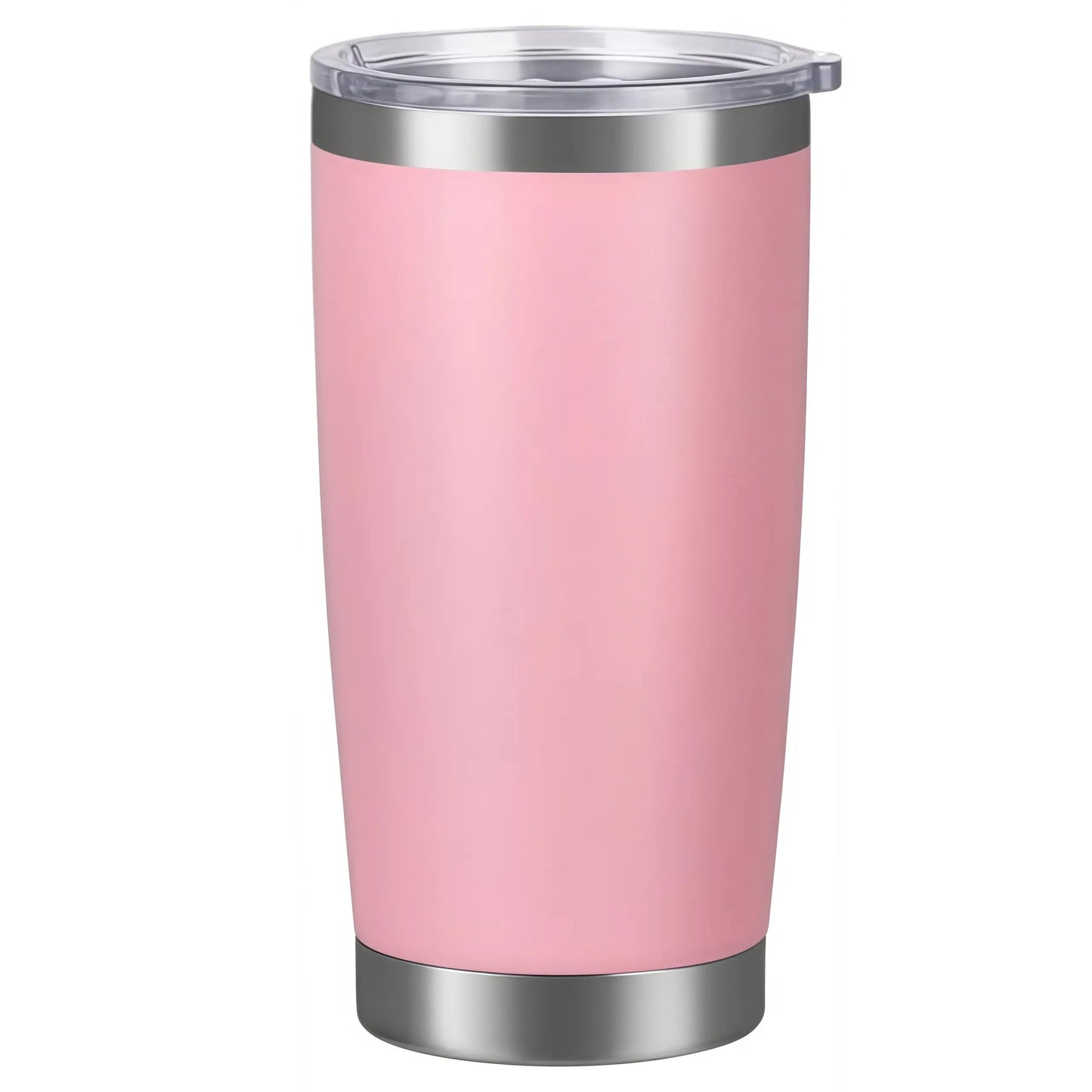 LMMAKE 1PC 20oz Portable Wide Mouth Reusable Thermos Cup, Double-Wall Vacuum Insulated Stainless Steel Flask with Powder-Coated Lid, Kitchenware Drinkware for Hot & Cold Drinks
