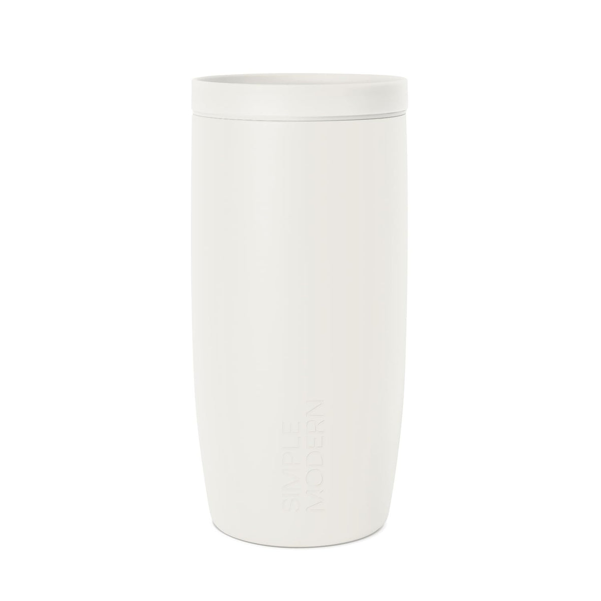 Simple Modern Insulated Travel Coffee Mug 360° Lid | 16oz | Green | Voyager Ceramic-Lined Insulated Stainless Steel Coffee Tumbler Iced Coffee Cup, Mug with Lid | Fits Cupholder, Sea Glass Sage