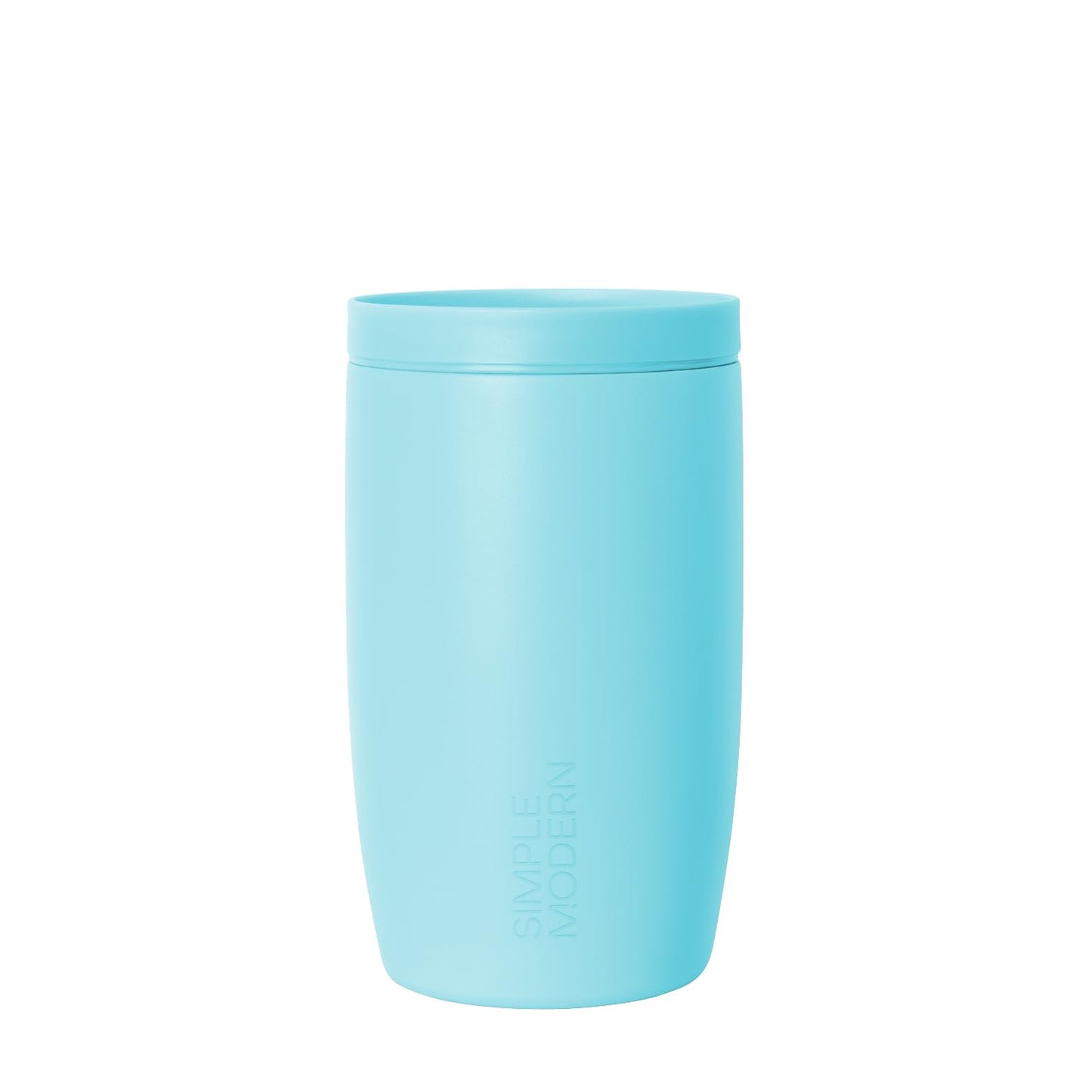 Simple Modern Insulated Travel Coffee Mug 360° Lid | 16oz | Green | Voyager Ceramic-Lined Insulated Stainless Steel Coffee Tumbler Iced Coffee Cup, Mug with Lid | Fits Cupholder, Sea Glass Sage