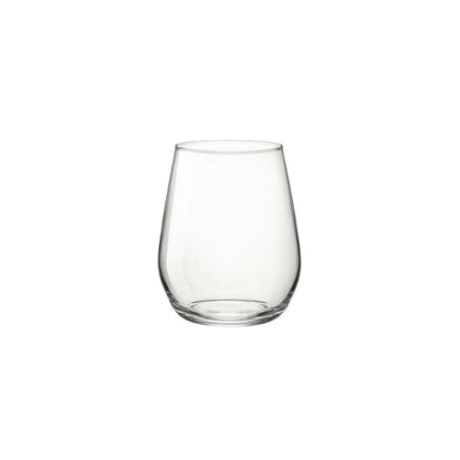 Home glass cup, heat-resistant breakfast milk drinking cup - short cup 380ml