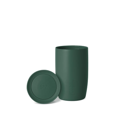 Simple Modern Insulated Travel Coffee Mug 360° Lid | 16oz | Green | Voyager Ceramic-Lined Insulated Stainless Steel Coffee Tumbler Iced Coffee Cup, Mug with Lid | Fits Cupholder, Sea Glass Sage