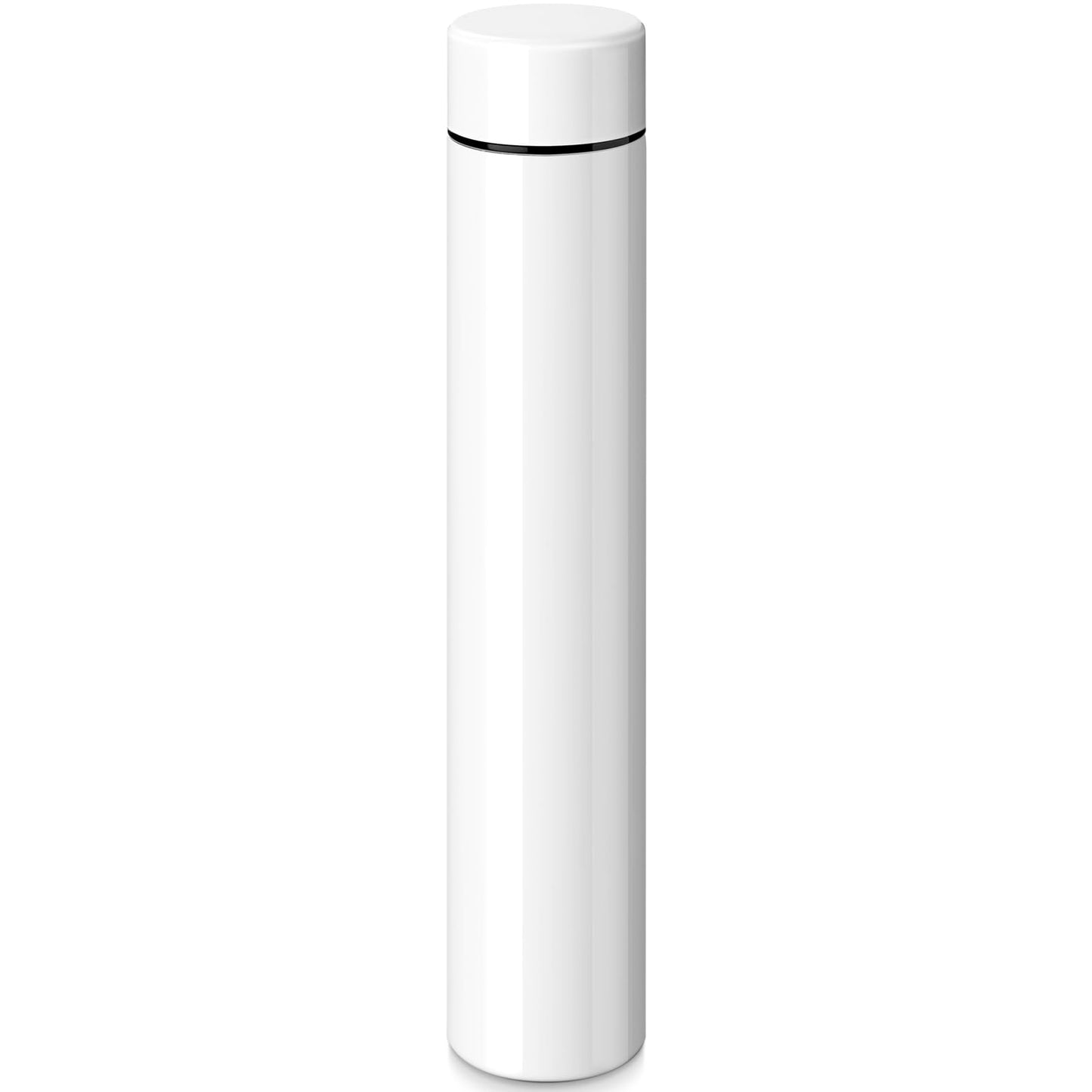 Vesici 4 Pack Silver Slim Stainless Steel Insulated Water Bottle