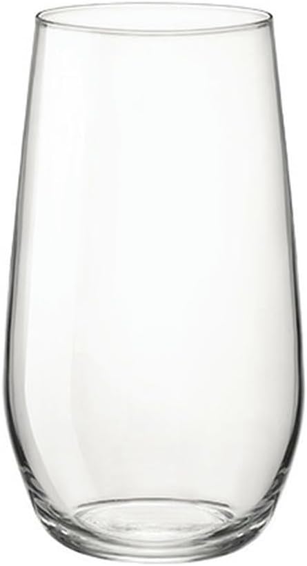 Home glass cup, heat-resistant breakfast milk drinking cup - short cup 380ml