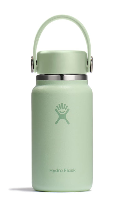 Hydro Flask Micro Bottle - Insulated Mini Leak Proof Flask for Purse or Pocket in 6.7 Oz Agave Green