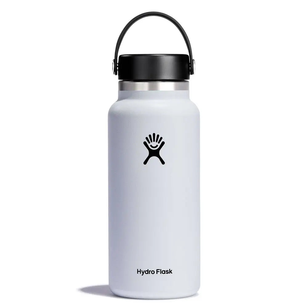 Hydro Flask Wide Mouth Insulated Stainless Steel Drink Bottle with Silicone Components, Insulation, Lid