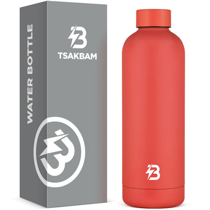 Insulated Water Bottle with Lid, 25 oz Reusable Leak-Proof Travel Mug, Metal Stainless Steel Portable Travel Cup for Sports, Gym, Outdoor