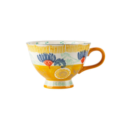 420ml/14oz Ceramic Breakfast Milk Cup Couple Family Office Coffee Cup-Breakfast Cup