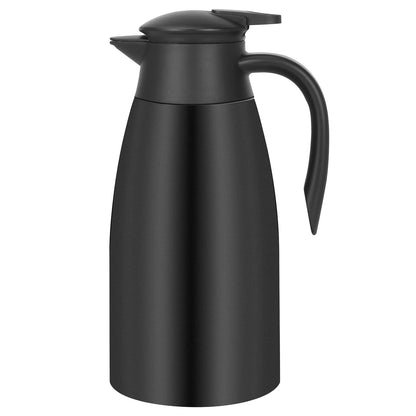 70oz Thermal Coffee Carafe Insulated Coffee Thermos, Stainless Steel Insulated Vacuum Coffee Carafes For Keeping Hot, Double Walled Insulated Vacuum Flask, Tea Water Coffee Dispenser Airpot