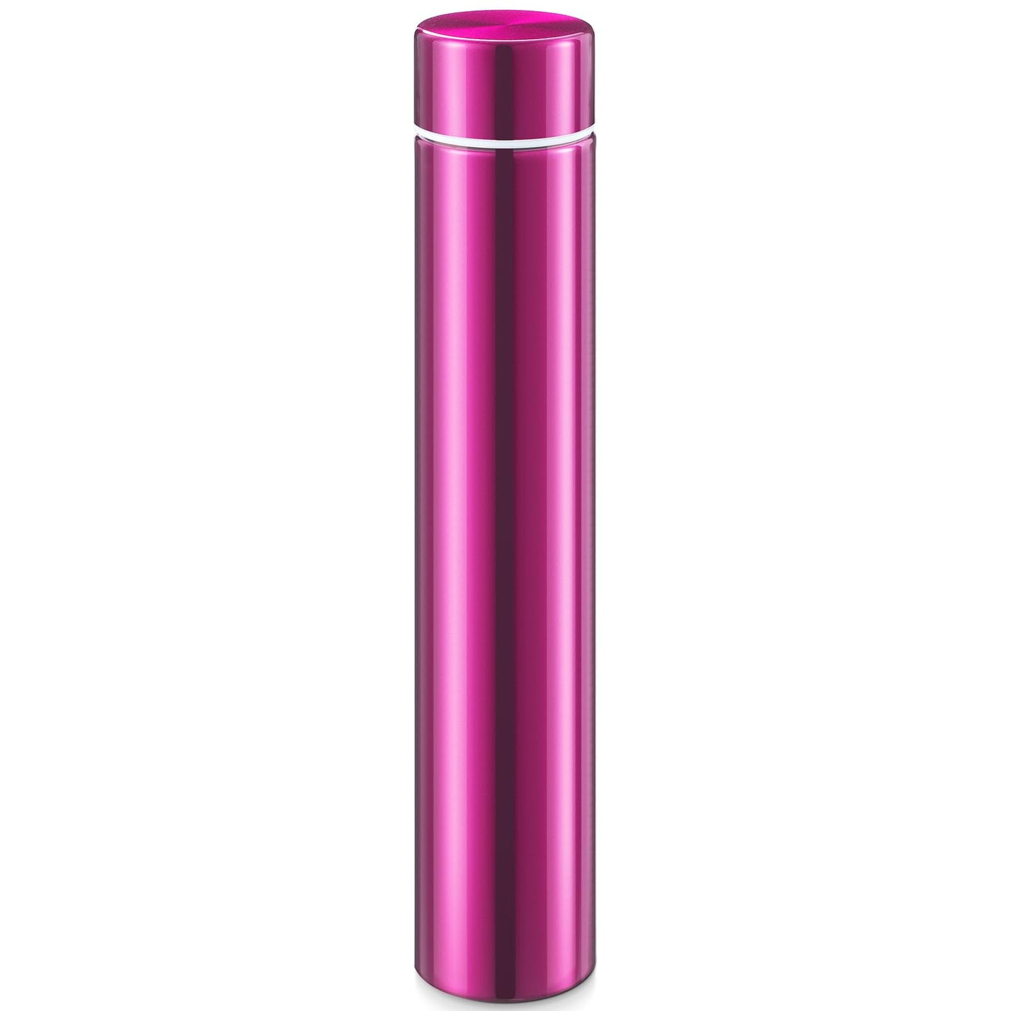 Vesici 4 Pack Silver Slim Stainless Steel Insulated Water Bottle