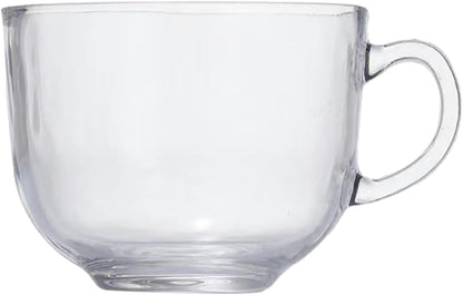 Transparent Oat Breakfast Milk Cup With Handle Large Capacity Oat Coffee Cup-Milk Cup -470ml