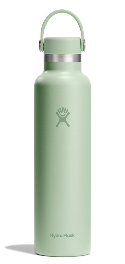 Hydro Flask Water Bottle - Insulated Stainless Steel - Non Spill, Leakproof in 24 Oz Agave Green