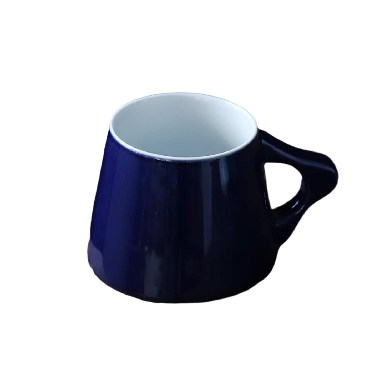 380ml-12.5oz ceramic couple breakfast cup creative individual milk cup-ⅵ blue