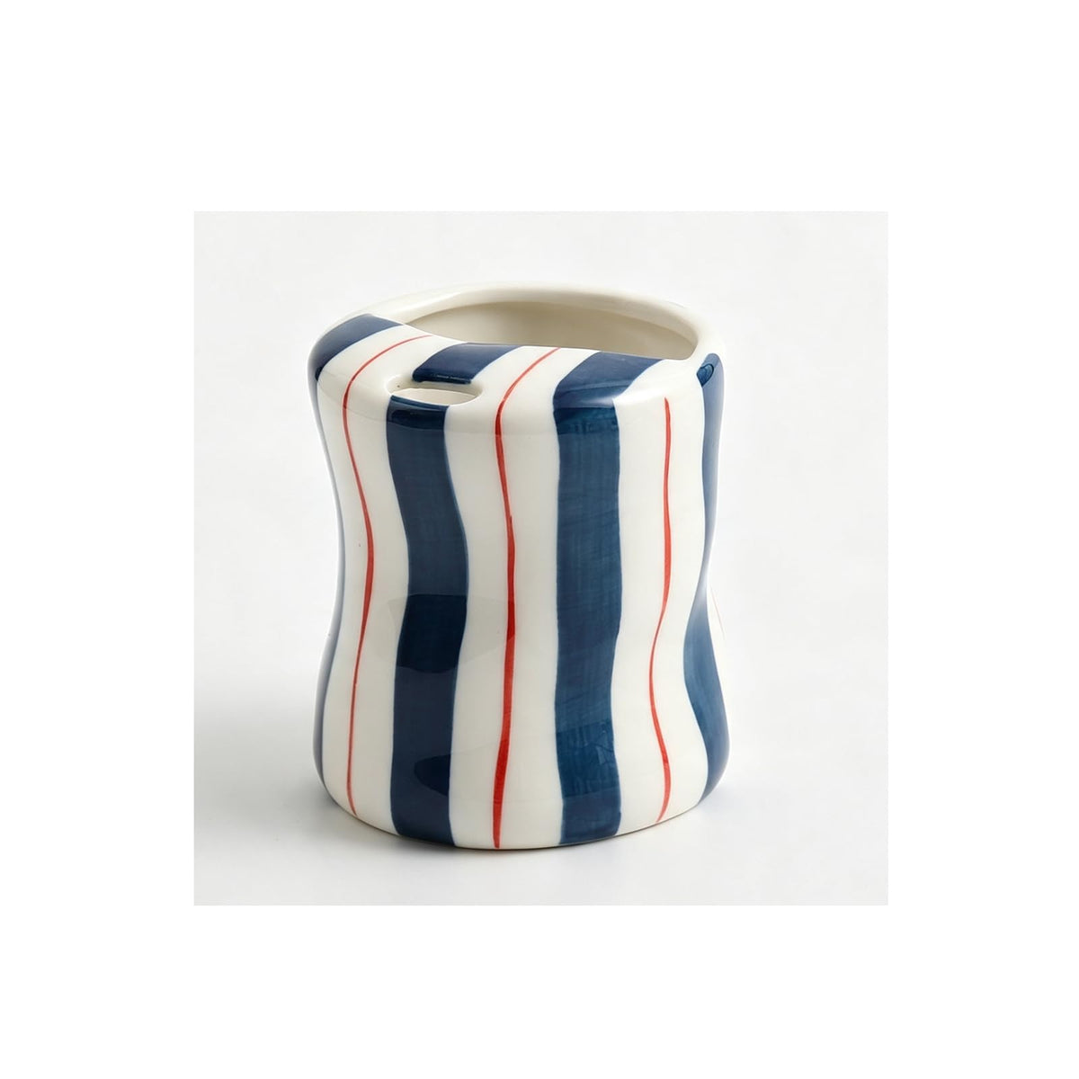 8 Oz Coffee Mug Large Espresso Cups With Saucer Ceramic Coffee Mugs Porcelain Coffee Cup With Saucer Hand-Painted Striped Art Cup And Saucer,C