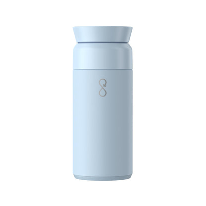 Ocean Bottle Brew Flask 12 oz | Insulated Travel Flask for Hot & Cold Drinks | Recycled Stainless Steel | Sustainable, Eco Friendly Gift (Rock Grey)