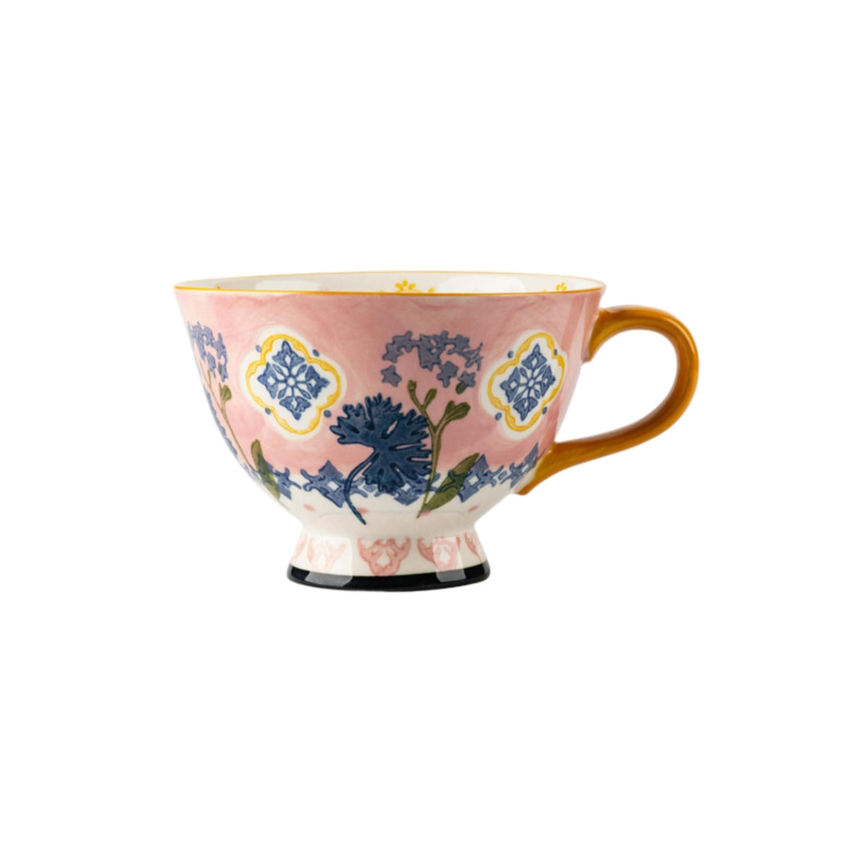 420ml/14oz Ceramic Breakfast Milk Cup Couple Family Office Coffee Cup-Breakfast Cup