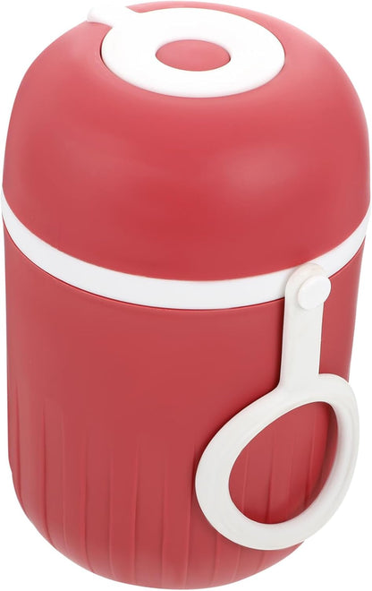 Portable Breakfast Cup Lid Insulated Soup and Cereal Cup for Students Microwave Safe Mini Milk Container for-the-Go Use