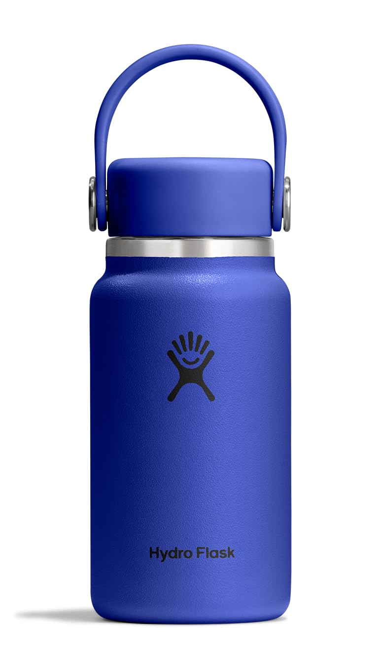 Hydro Flask Micro Bottle - Insulated Mini Leak Proof Flask for Purse or Pocket in 6.7 Oz Agave Green