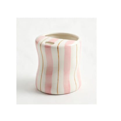 8 Oz Coffee Mug Large Espresso Cups With Saucer Ceramic Coffee Mugs Porcelain Coffee Cup With Saucer Hand-Painted Striped Art Cup And Saucer,C