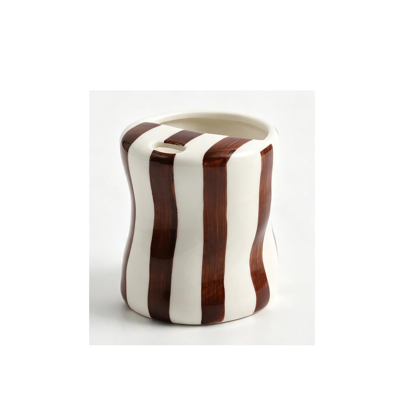 8 Oz Coffee Mug Large Espresso Cups With Saucer Ceramic Coffee Mugs Porcelain Coffee Cup With Saucer Hand-Painted Striped Art Cup And Saucer,C