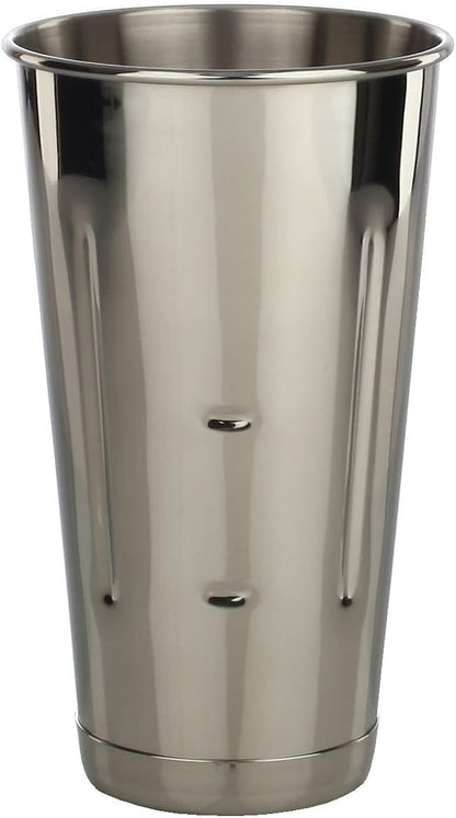 Stainless Steel 2 Pcs 30 oz Malt Milkshake Mixing Cup Two Ice Cream and Milkshake Machine Cups for Milkshake Machines