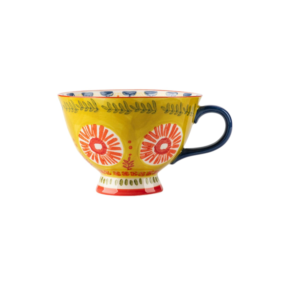 420ml/14oz Ceramic Breakfast Milk Cup Couple Family Office Coffee Cup-Breakfast Cup