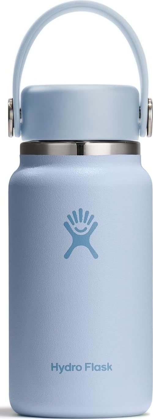 Hydro Flask Micro Bottle - Insulated Mini Leak Proof Flask for Purse or Pocket in 6.7 Oz Forest Green Arc