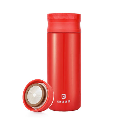 Small Thermo Bottle Mini Vacuum Insulated Water Bottle 200ml/6.8oz Water Flask Stainless Steel Thermal Water Bottles Thermo for Hot and Cold Drinks for Purse Handbag Pocket (Black)