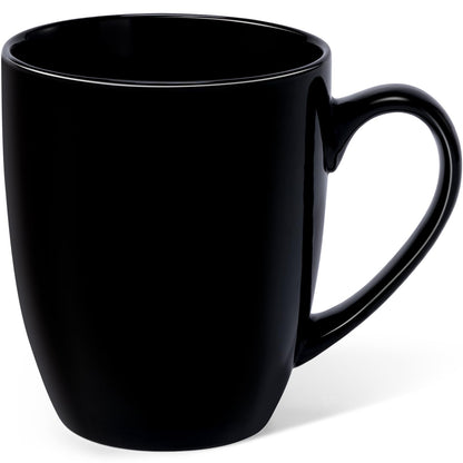 Urbanstrive 16 oz Large Coffee Mug with Handle Tea Cup Novelty Coffee Cup Idea Gift for Men Women Office Work, White (White)