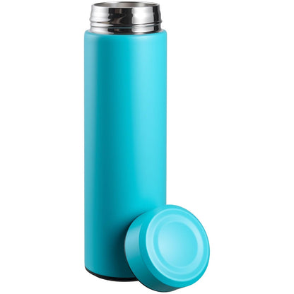 PARACITY Insulated Water Bottle, 15 oz Stainless Steel Water Bottle, Black | As a tea bottle or coffee bottle, this double-wall vacuum-insulated metal water bottle keeps drinks hot 12 hrs, cold 24 hrs.