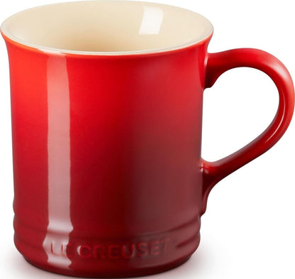 Le Creuset Stoneware Vancouver Mug, 14 oz., Cerise