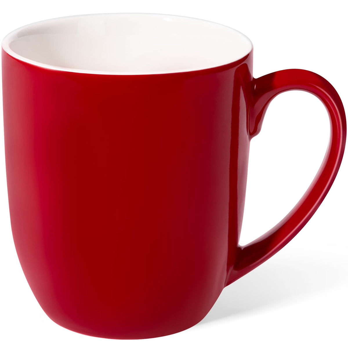 Urbanstrive 16 oz Large Coffee Mug with Handle Tea Cup Novelty Coffee Cup Idea Gift for Men Women Office Work, White (White)