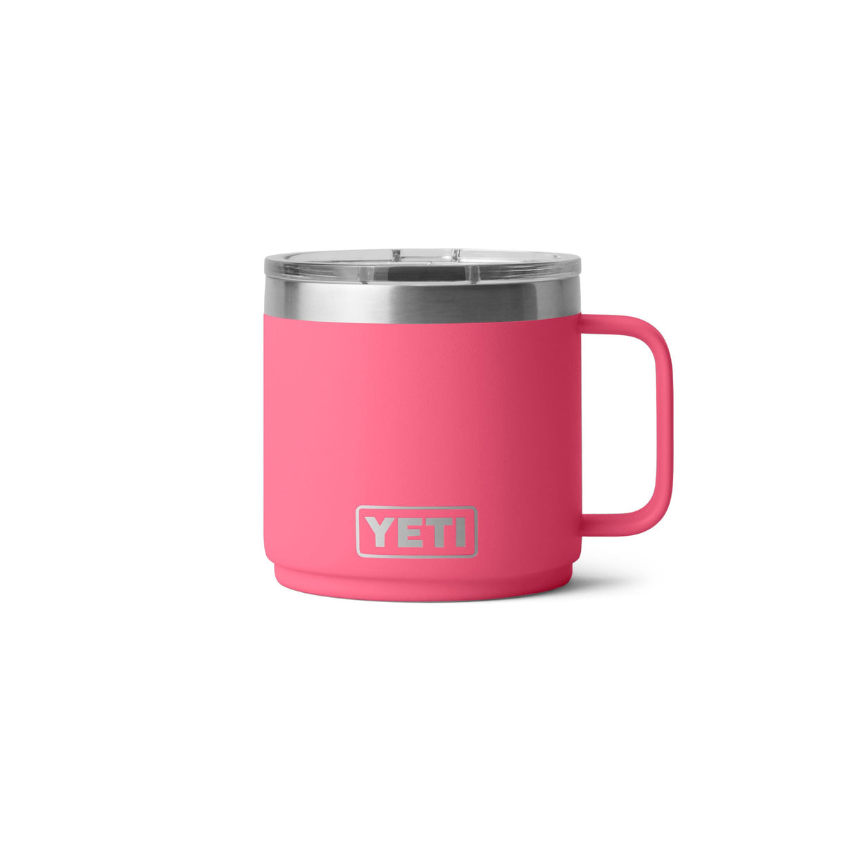 YETI Rambler 14 oz Ceramic Lined Stackable Mug, Cape Taupe | Double-Wall Vacuum Insulated, Stainless Steel with MagSlider Lid