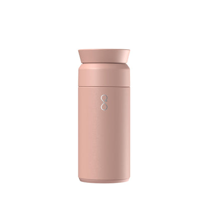 Ocean Bottle Brew Flask 12 oz | Insulated Travel Flask for Hot & Cold Drinks | Recycled Stainless Steel | Sustainable, Eco Friendly Gift (Rock Grey)