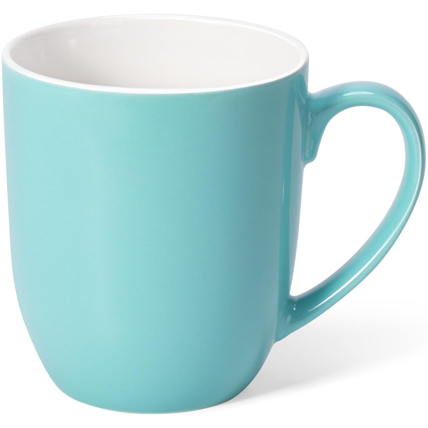 Urbanstrive 16 oz Large Coffee Mug with Handle Tea Cup Novelty Coffee Cup Idea Gift for Men Women Office Work, White (White)