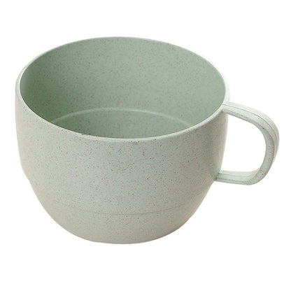 European Style Lightweight Milk Cup, Wide Mouth Simple Breakfast Drinking Cup Flat Bottom Drinking Cup(Pink)