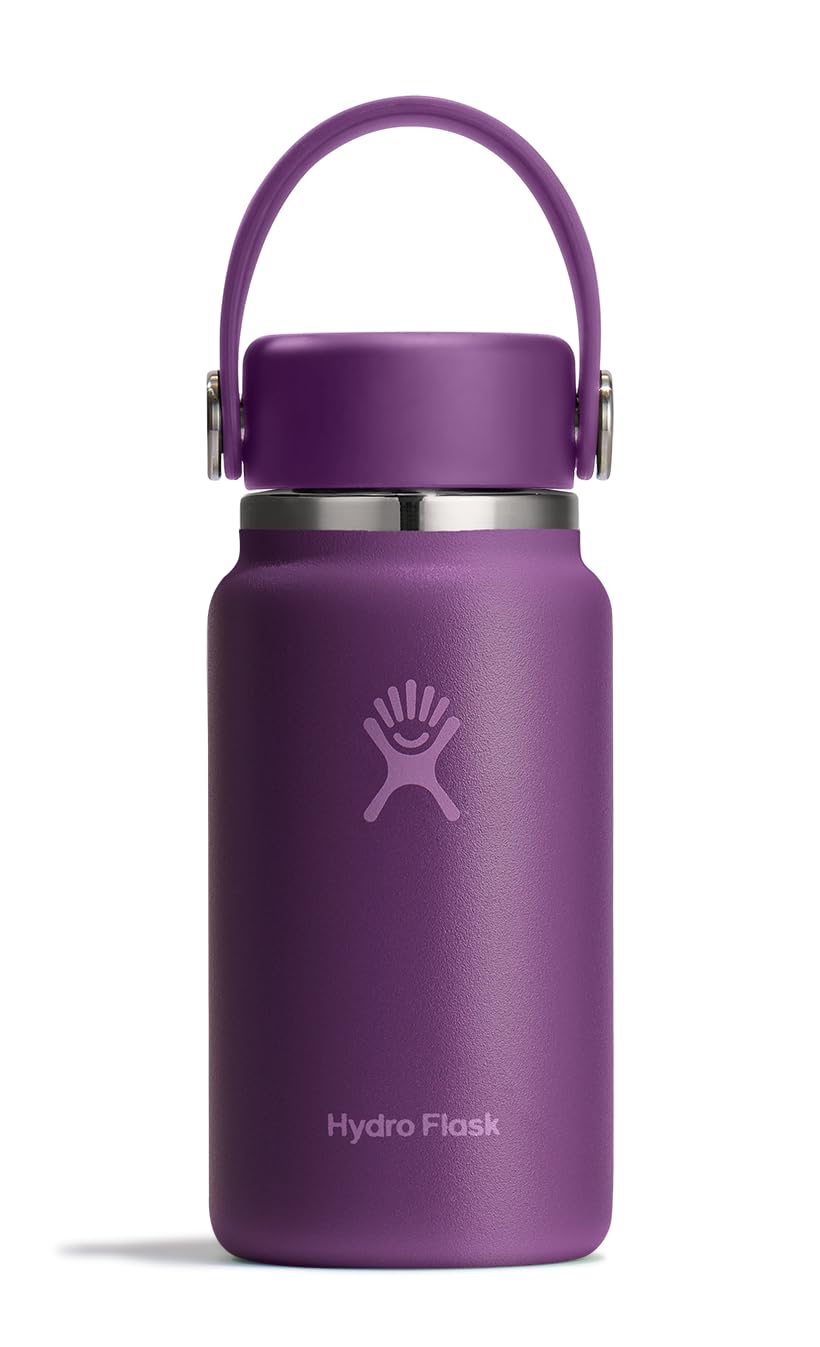 Hydro Flask Micro Bottle - Insulated Mini Leak Proof Flask for Purse or Pocket in 6.7 Oz Forest Green Arc
