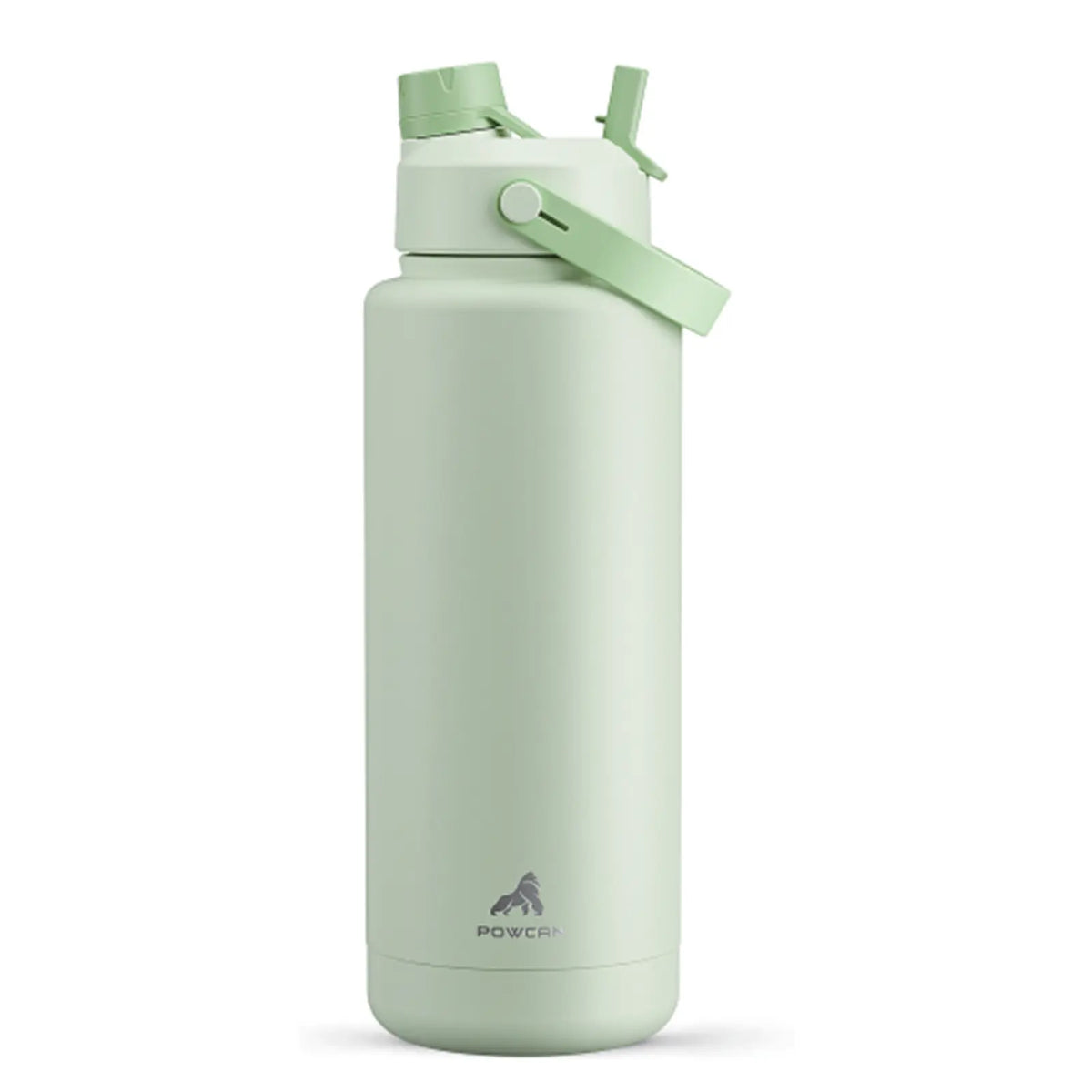 POWCAN 40 oz Insulated Vacuum Flask (Glam Printed), 2-in-1 Straw & Spout Lid, 24H Cold Retention, Leak-Proof BPA-Free Double Wall Stainless Steel Insulated Cup for Sports Travel, Gym