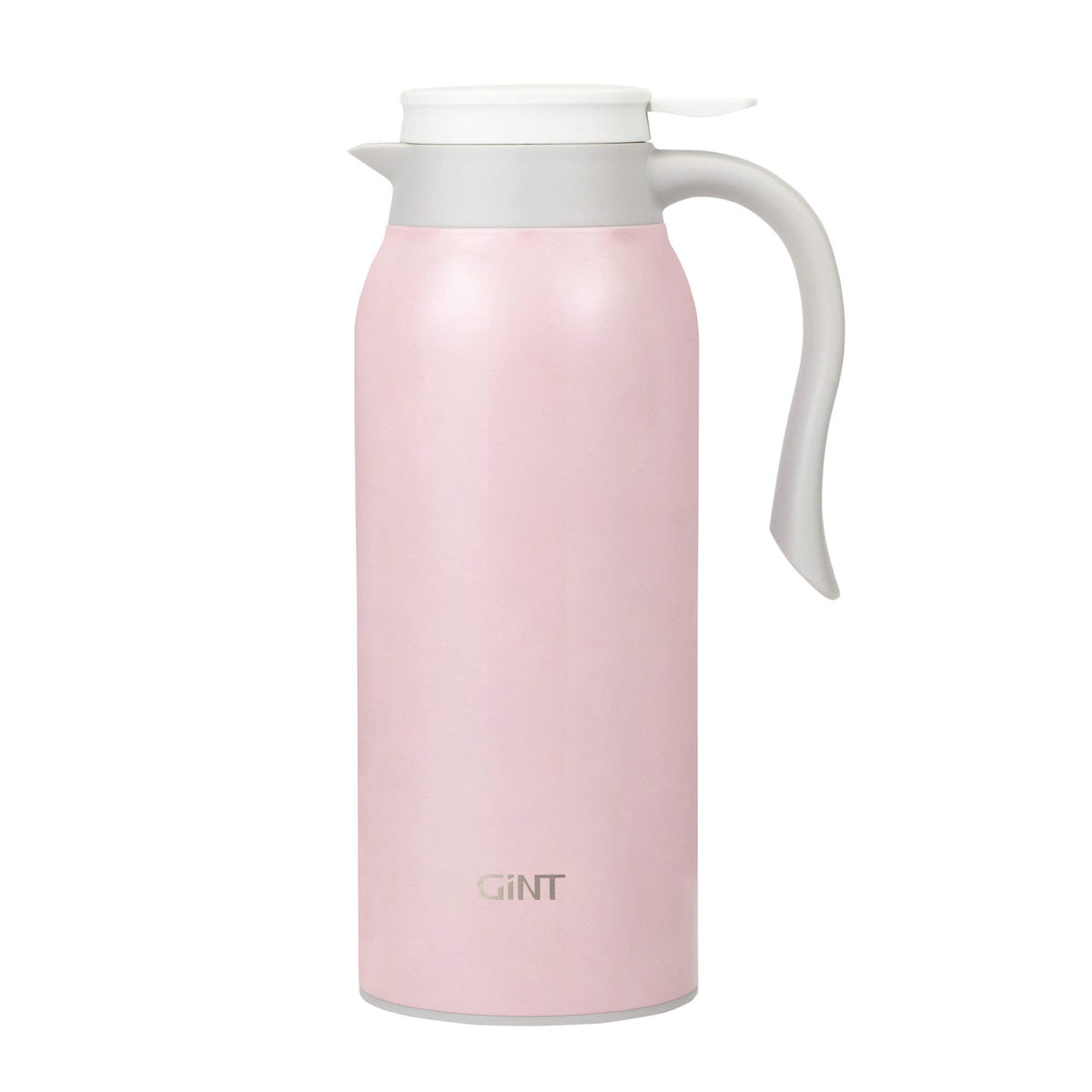 GiNT 51 Oz Stainless Steel Thermal Coffee Carafe, Double Walled Vacuum Insulated Flask, 12 Hour Heat Retention, 1.5 Liter Tea, Water, and Coffee Dispenser (Upgraded version White)