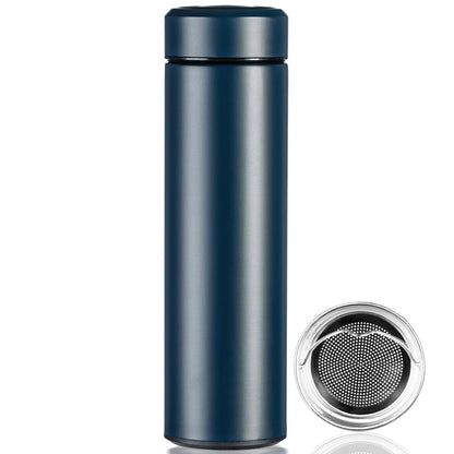 PARACITY Insulated Water Bottle, 15 oz Stainless Steel Water Bottle, Black | As a tea bottle or coffee bottle, this double-wall vacuum-insulated metal water bottle keeps drinks hot 12 hrs, cold 24 hrs.