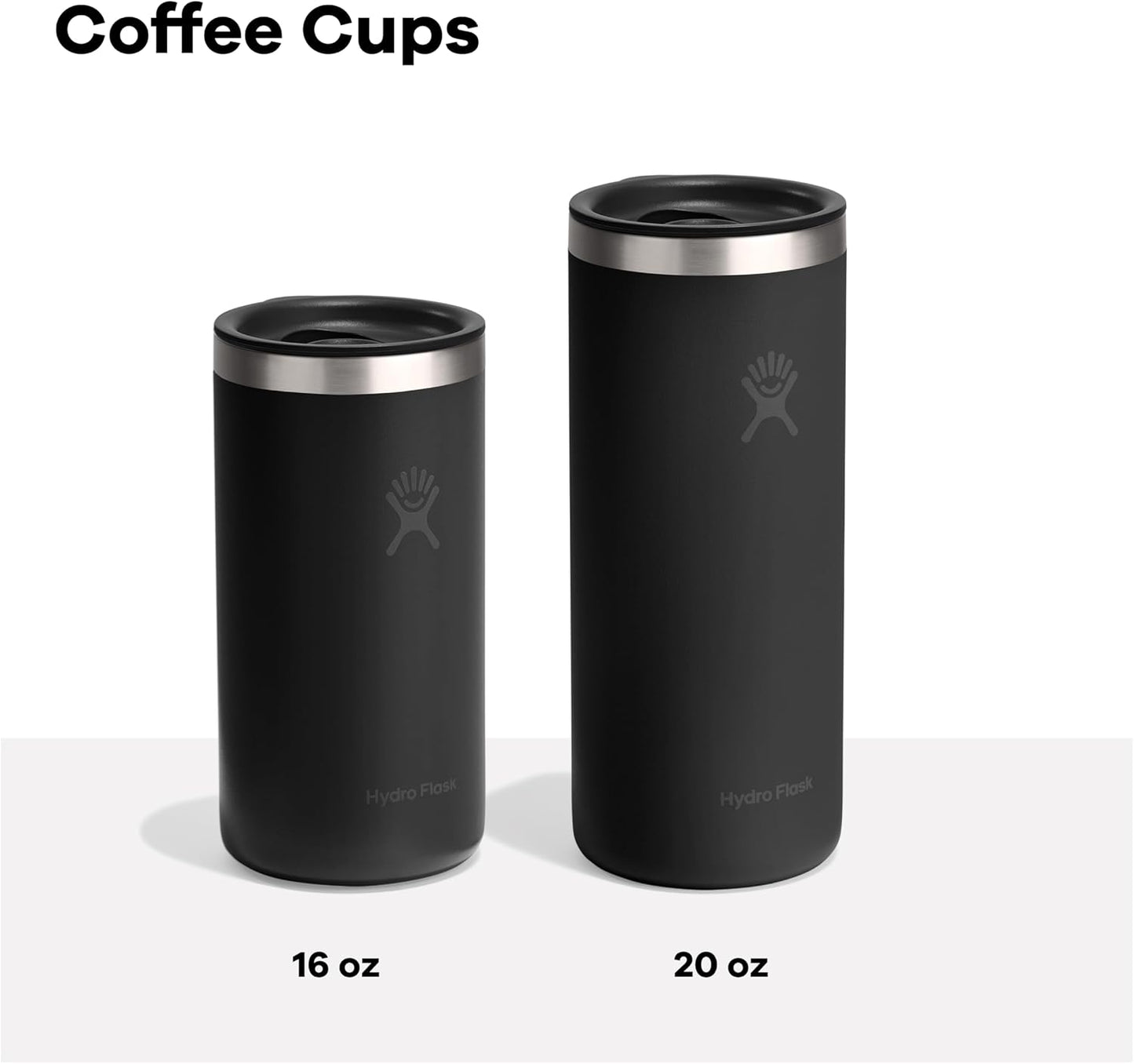 Hydro Flask Travel Coffee Cup – Insulated Stainless Steel, Non-Spill, Leak Proof To-Go Tumbler 16 Oz Harbor Blue