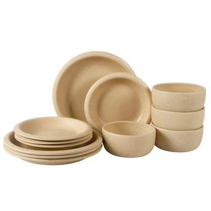 Two Time Oprah's Favorite Things Winner - Corsica Clay 4-Piece Mug Set – Burnt Apricot Terracotta Stoneware Coffee & Tea Cups, Durable Ceramic Drinkware