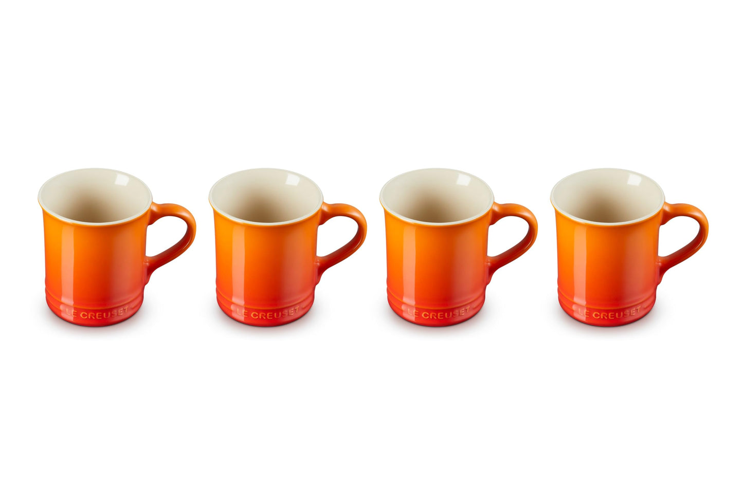 Le Creuset Stoneware Vancouver Mug, 14 oz., Cerise